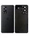 Задняя крышка для OnePlus 9 Pro черная (Stellar black) со стеклом камеры