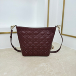 Женская сумка Dior Toujours Hobo — бордовая, 22,5 см — фото 3