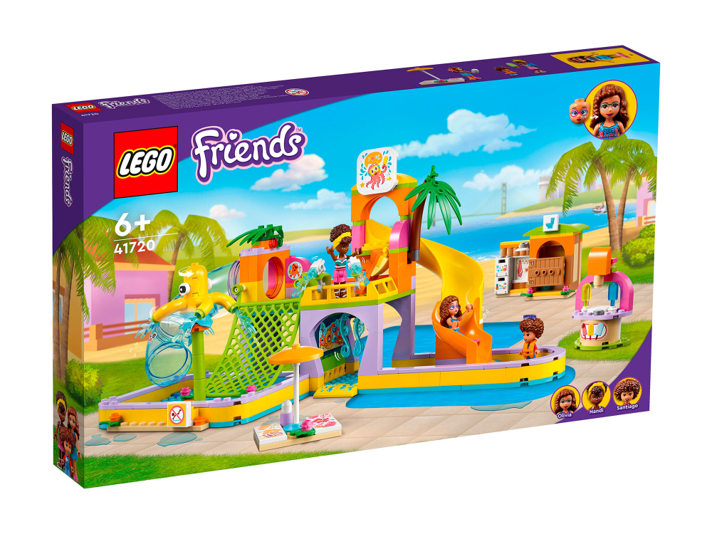 Конструктор Лего Френдс Аквапарк | LEGO Friends Water Park 41720 игровой набор, 373 детали (6+)