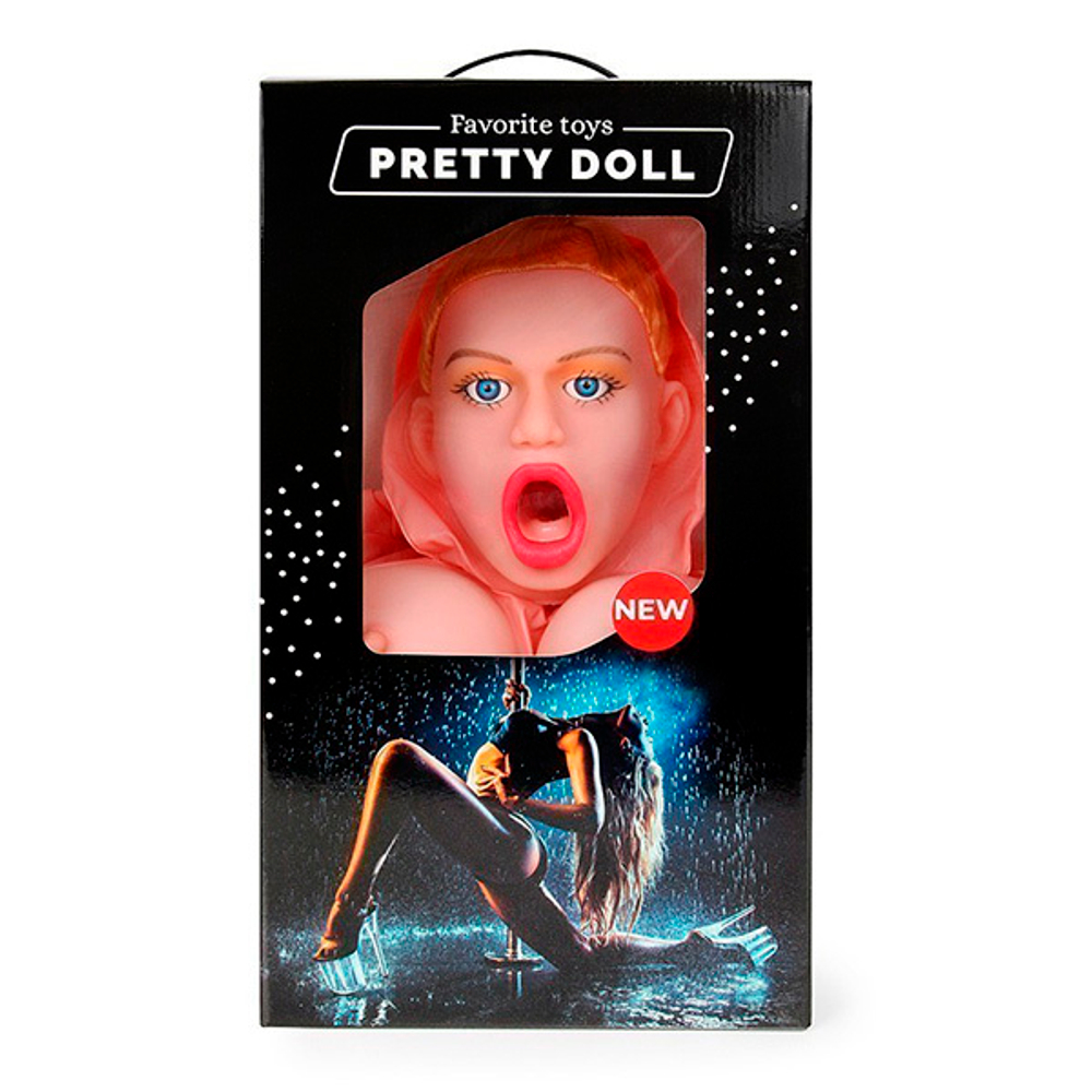 Надувная секс-кукла с вибрацией Валерия Bior Toys Erowoman-Eroman EE-10250
