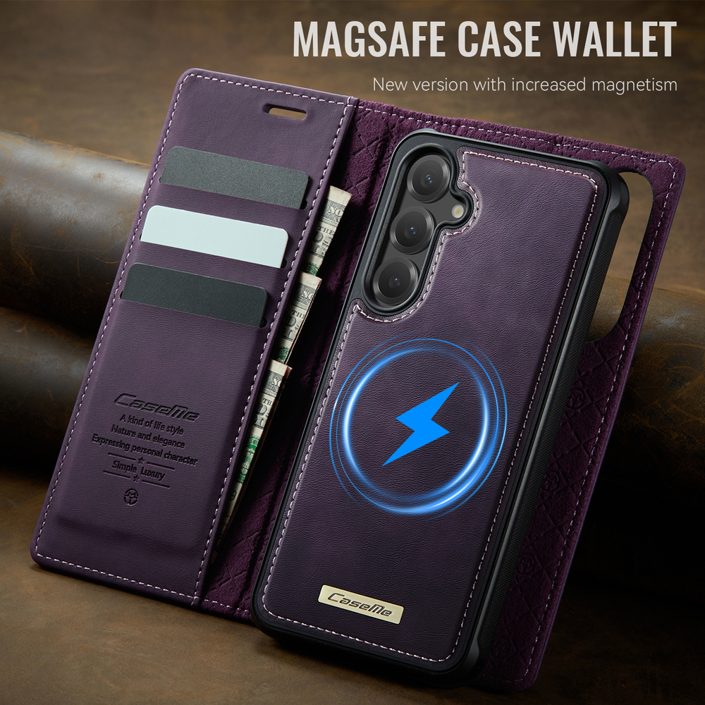 Чехол-кошелек CaseMe 2 in 1 MagSafe Samsung Galaxy S24