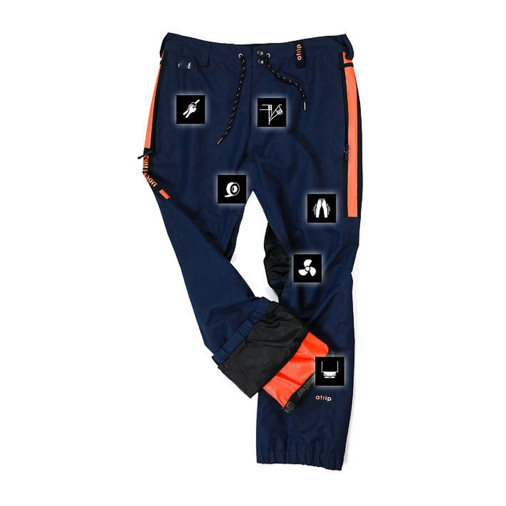 Штаны Horsefeathers SUMMIT ATRIP PANTS eclipse