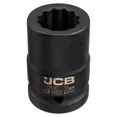 Головка ударная 3/4''12гр 20мм JCB JCB-46820