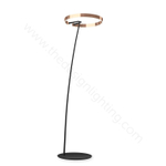 Floor design lamp  Mito by Occio (Rose gold,  H185)