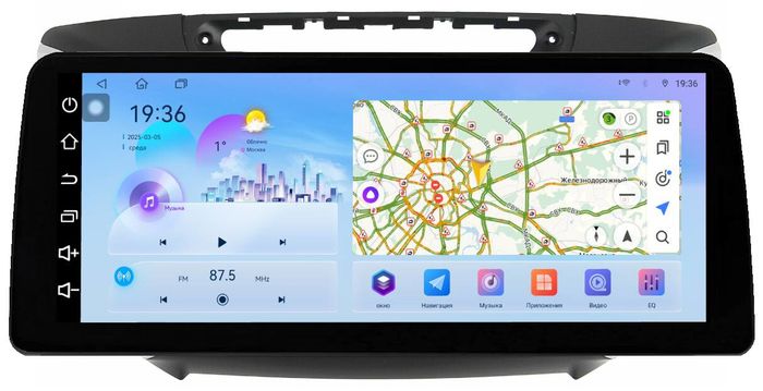 Магнитола для Hyundai Creta 1 2016-2021 (рамка 9) - FarCar монитор 12.3" 2K QLED на Android 14, Быстрая, CarPlay, 4G SIM-слот