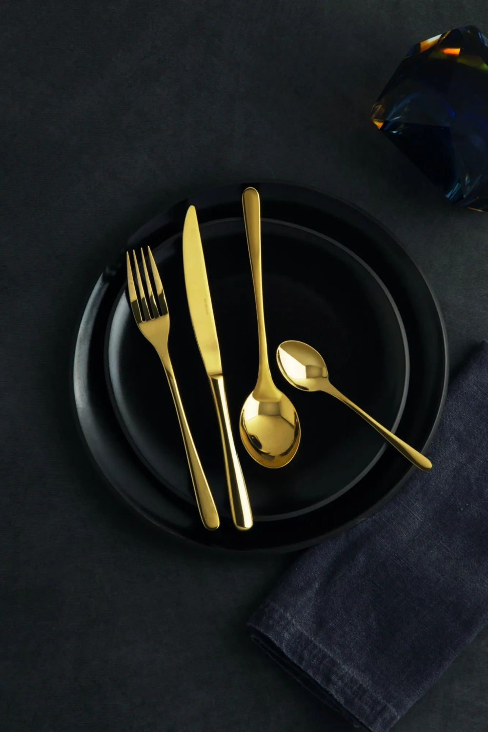 Sambonet Набор столовых приборов Taste PVD 24 предмета (6 персон) Золото EAN 8014808166709