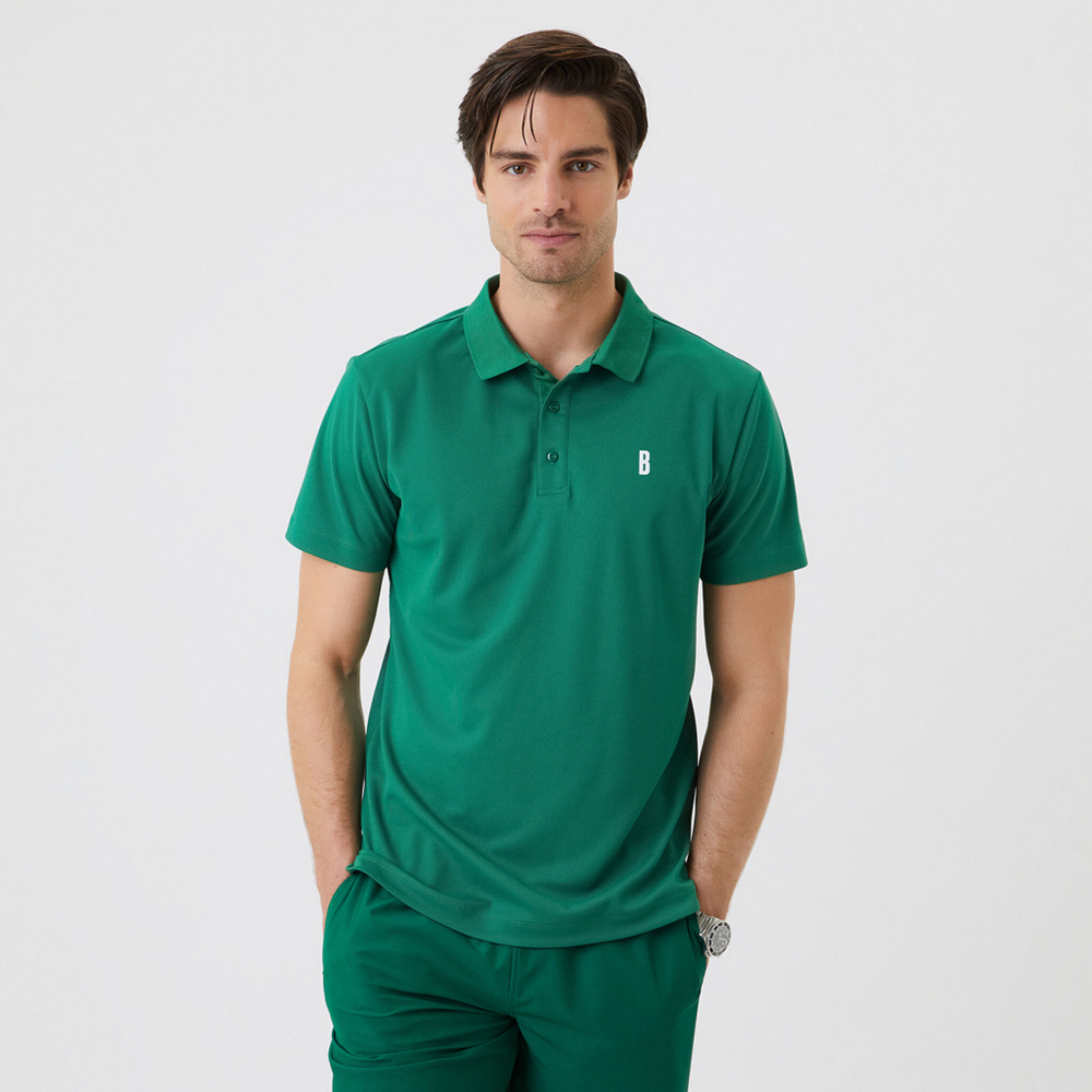 Мужское теннисное поло Björn Borg ACE Polo Men - Green