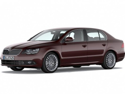 Автоковрики для Skoda SuperB II, B6. Крепеж - Столбики. (2008-2016)