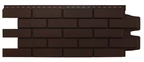 Фасадная панель Grand Line Клинкерный кирпич Стандарт Коричневый 0,39м2