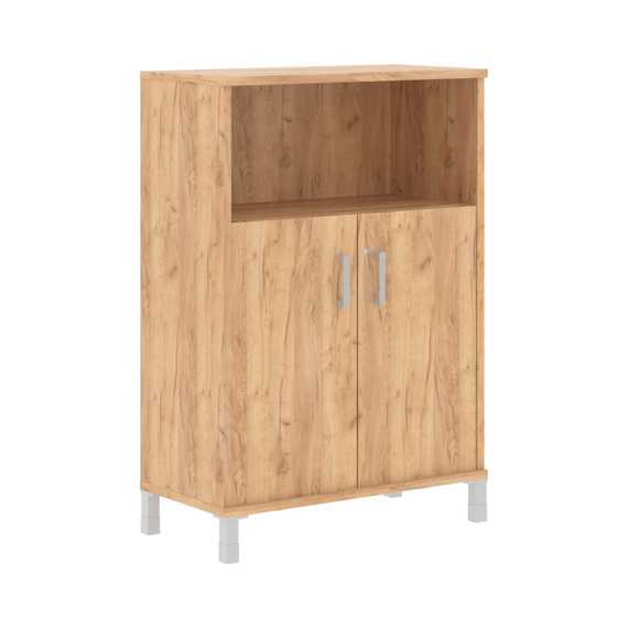 Шкаф средний с замком в глухих малых дверях B 420.3(RZ)  900х450х1286 BORN