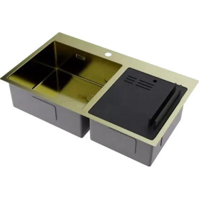 Кухонная мойка Omoikiri Akisame 86-2-Side-LG