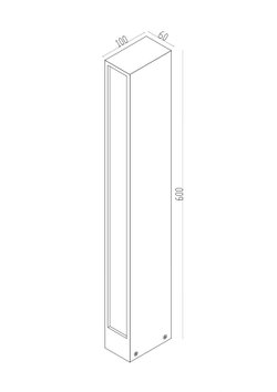 Ландшафтный светильник Outdoor O422FL-L12GF