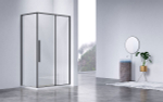 Душевой уголок Slim-N VSR-4SN8012CLB, 1200*800, черный, стекло прозрачное