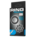 Набор из 2 ребристых эрекционных колец 4,5см и 4,8см Baile Ring Flowering BI-210154