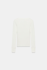 ФУТБОЛКА В РУБЧИК С ДЛИННЫМИ РУКАВАМИ — ZARA