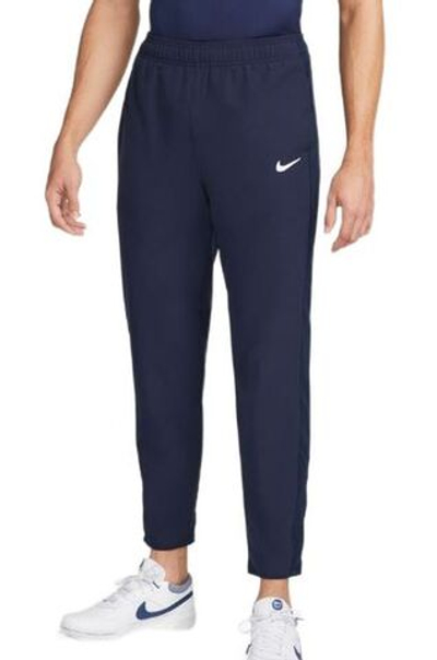 Мужские теннисные штаны Nike Court Advantage Trousers - obsidian/white