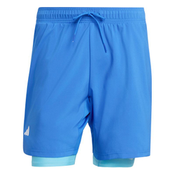 Мужские теннисные шорты Adidas Club 2in1 — glory blue