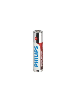 Элемент питания алкалиновый AAA/LR03 1.5В Power (блист. 20шт) Philips Б0064654