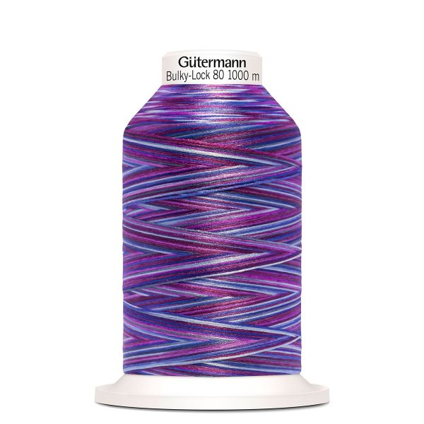 Нить текстурированная Gutermann Bulky-Lock 80 multicolor (1000 метров), 1 кат. | 9944