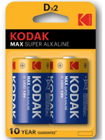 KODAK MAX Super Alkaline LR20 / D BL2 уп.20