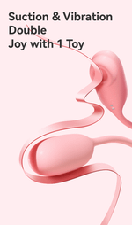 Розовое виброяйцо + вакуумный стимулятор в кейсе BeYourLover Magic Suitcase Sleep Beauty App Controlled Suction & Vibrating Egg with Charging Case Pink
