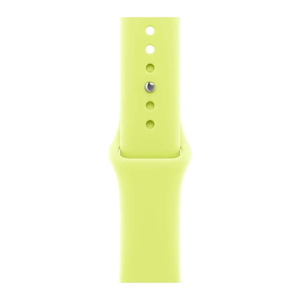 Умные часы Apple Watch SE 3 (2025) GPS, 44mm, Starlight Aluminium Case with Neon Yellow Sport Band, S/M