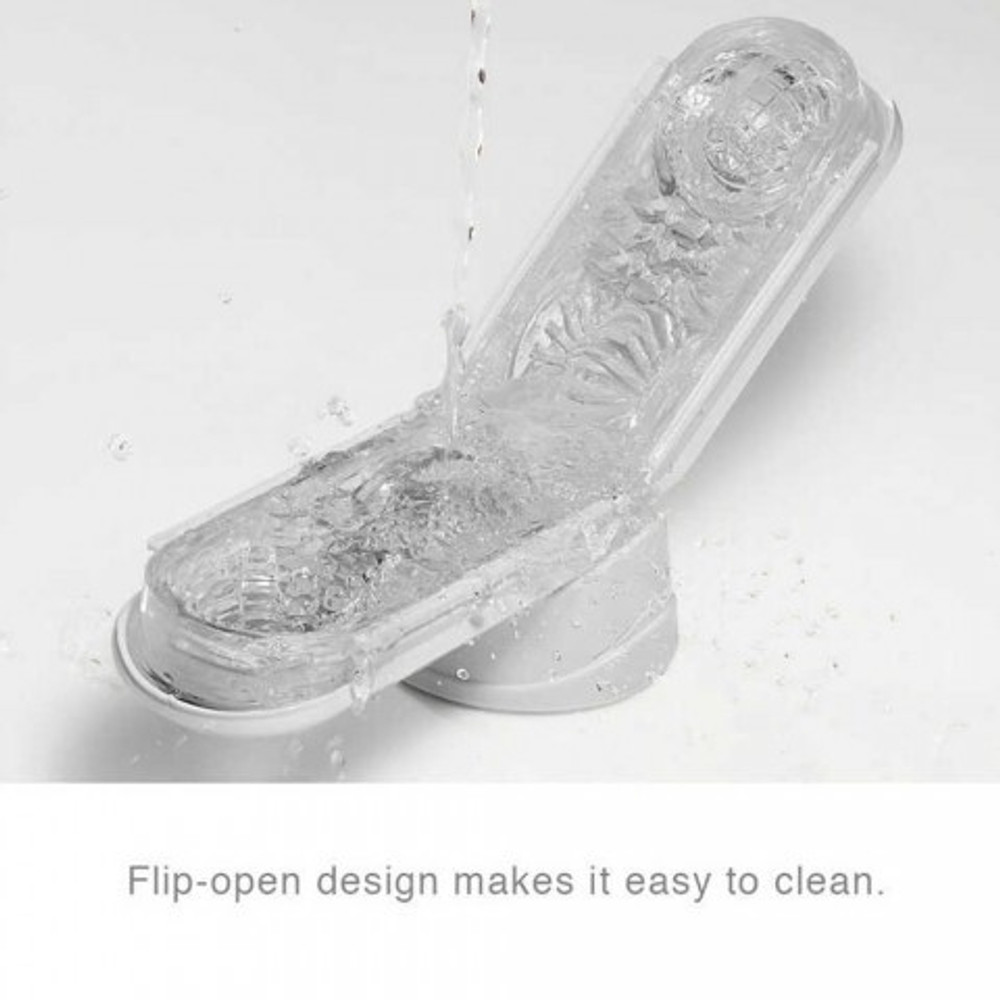 TENGA Мастурбатор Flip Zero с вибрацией белый