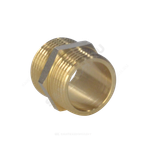 Ниппель латунь никель Ду 15 (1/2") НР 9022 ГОСТ 32585-2013 Aquasfera 9022-01