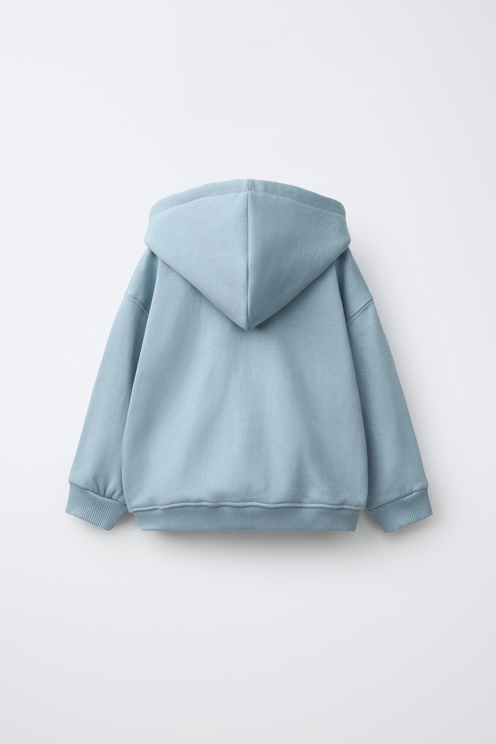 ZARA ХУДИ С МОЛНИЕЙ, ГОЛУБОЙ