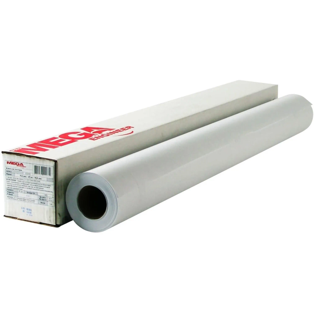Бумага широкоформатная Комус (ProMega engineer InkJet) 80 г/кв.м, длина 45 м, ширина 914 мм, диаметр втулки 50.8 мм