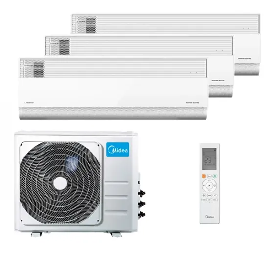 Мультисплит система на 3 комнаты Midea MMCA1BU-09HRFN8 x 3 / M3OA-27HFN8-Q1