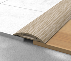 Порог с монтажным каналом Идеал 36 мм 001 Белый