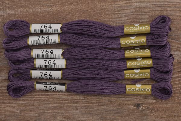 Мулине Lecien Cosmo, цв. 0764 / 6 мот. по 8 метров, в 6 сложений