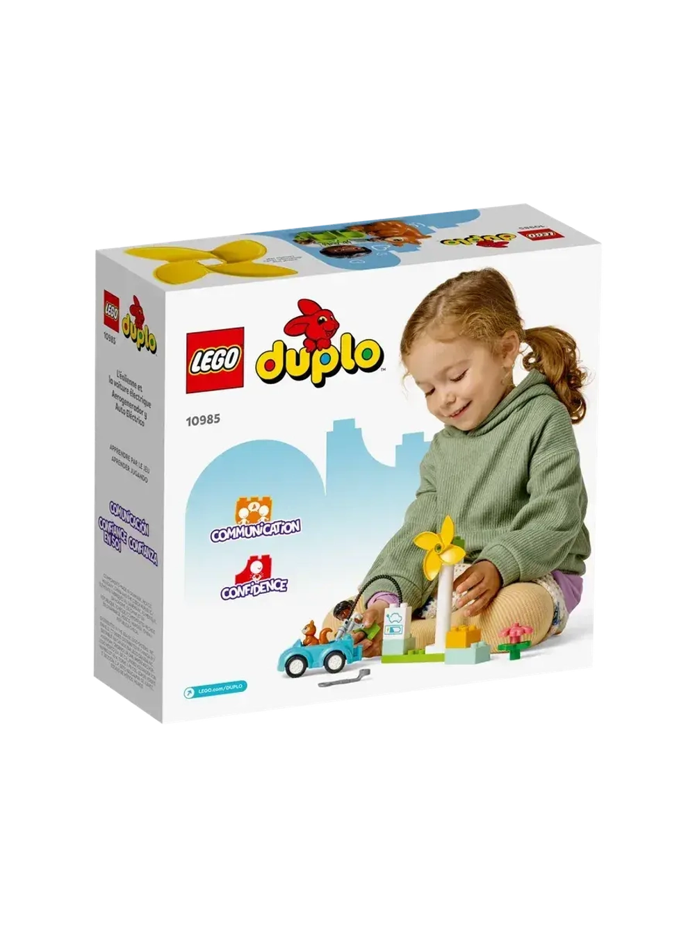 LEGO Duplo Ветряная турбина и электромобиль, 10985
