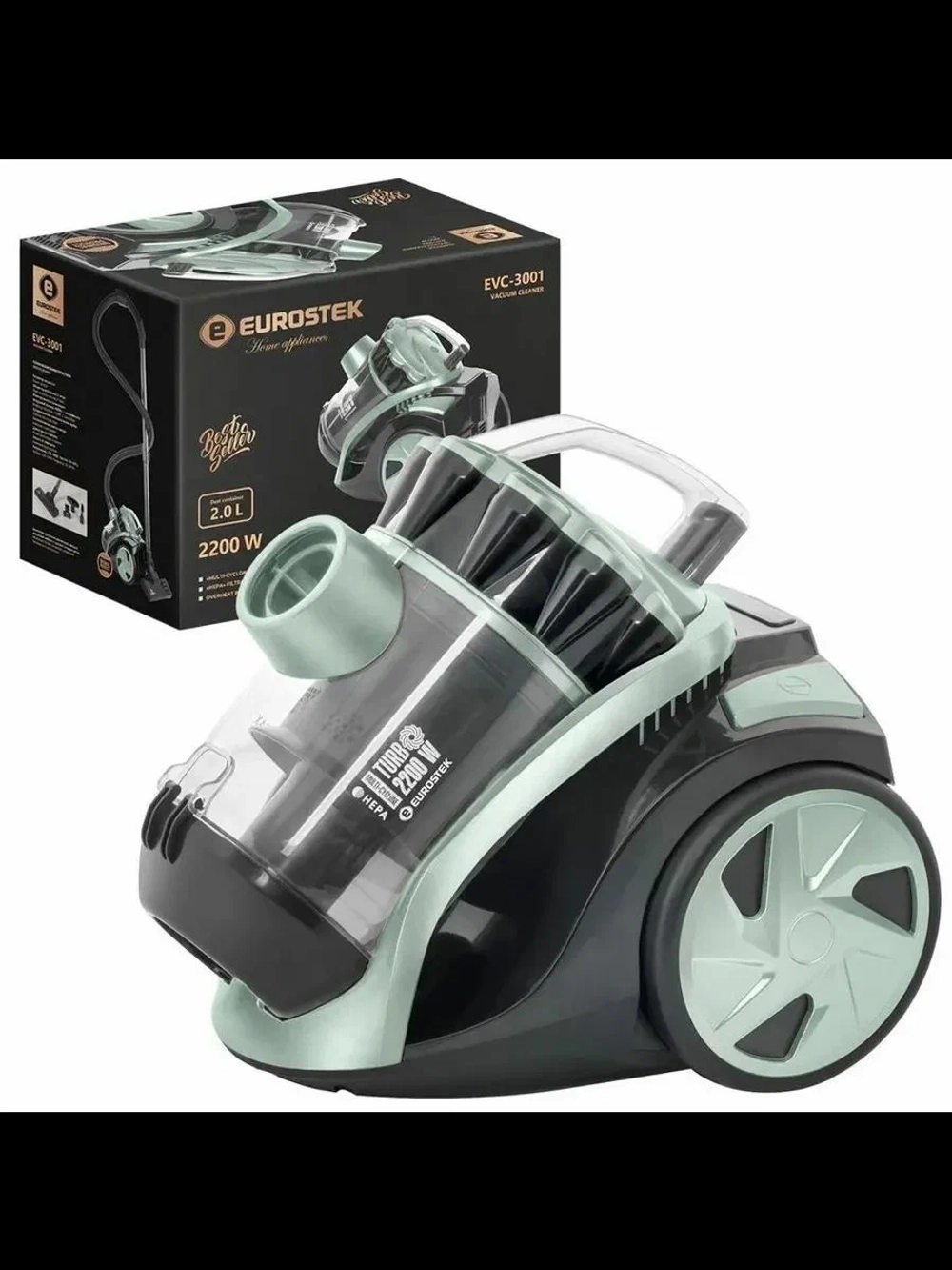 Пылесос EUROSTEK EVC-3001