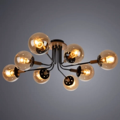 Потолочная люстра Arte Lamp OXFORD A2716PL-8BK, 8хE27