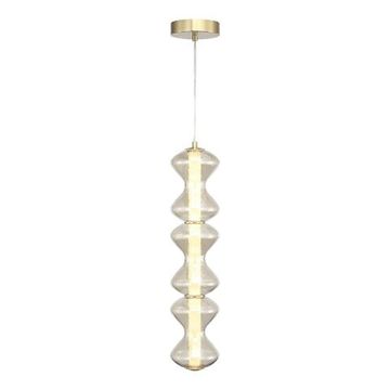Подвесной светильник LED 18W 3000K SL6136.213.01 золотистый/коньячный Spine ST-Luce