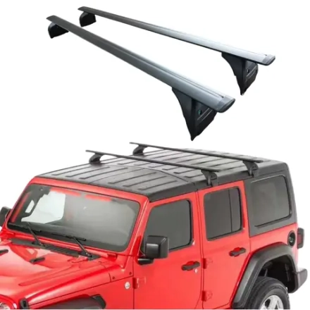 Поперечные рейлинги для Jeep Gladiator JT / Wrangler JL JK 2007-2024 Джип Вранглер Гладиатор обвес на крышу алюминиевые рейлинги