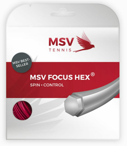 Теннисные струны MSV Focus Hex (200 m) - silver