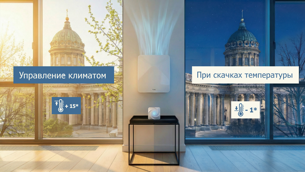 Умная вентиляция в квартире: управление приточкой и вытяжкой в межсезонье