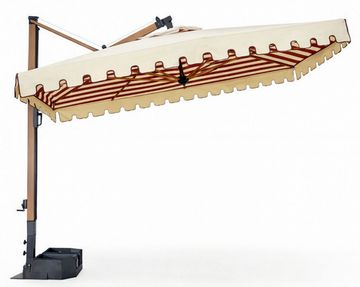Зонт профессиональный 3х3 м с подсветкой Galileo Wood Light