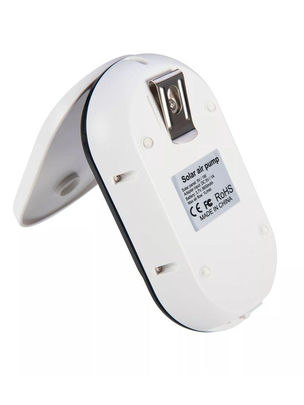 Портативный аэратор на солнечной батарее + зарядка от USB, аккумулятор 3600 мАч