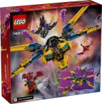 Конструктор LEGO Ninjago 71833 Суперштормовой самолет Раса и Арина