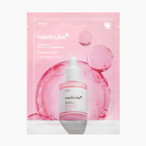 Маска тканевая с ПДРН и пептидами Medicube PDRN Pink Peptide Serum Mask 23ml