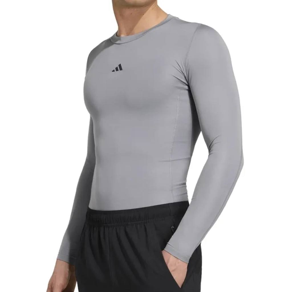 Термобелье Adidas Techfit Compression Training Long Sleeve - grey