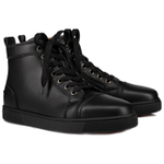 Christian Louboutin Louis Flat High Black Women"s