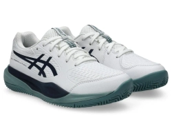 Детские теннисные кроссовки Asics Gel-Resolution X GS Clay - white/midnight