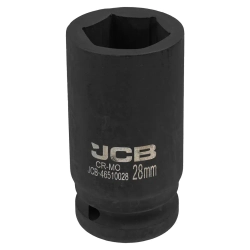 Головка ударная глубокая 3/4'', 28мм (6гр.) JCB JCB-46510028