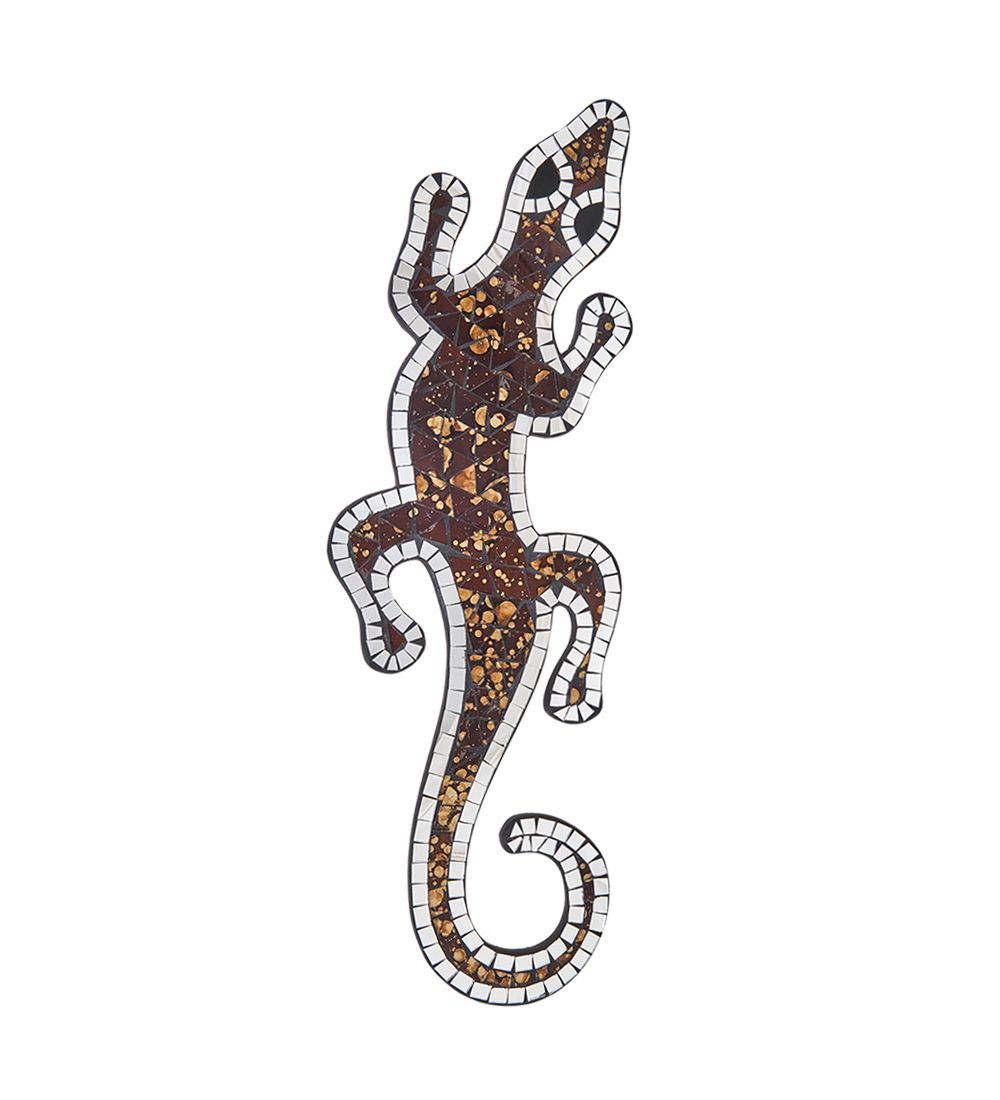Decor and Gift 38-011-02 Панно «Геккон» мал. (мозаика, о.Бали)