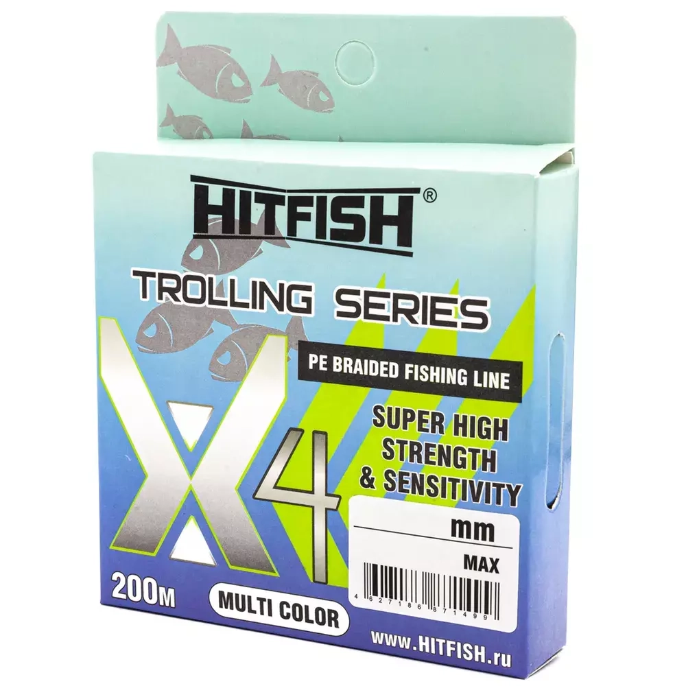 Плетенка HitFish X4 Trolling series (200м)